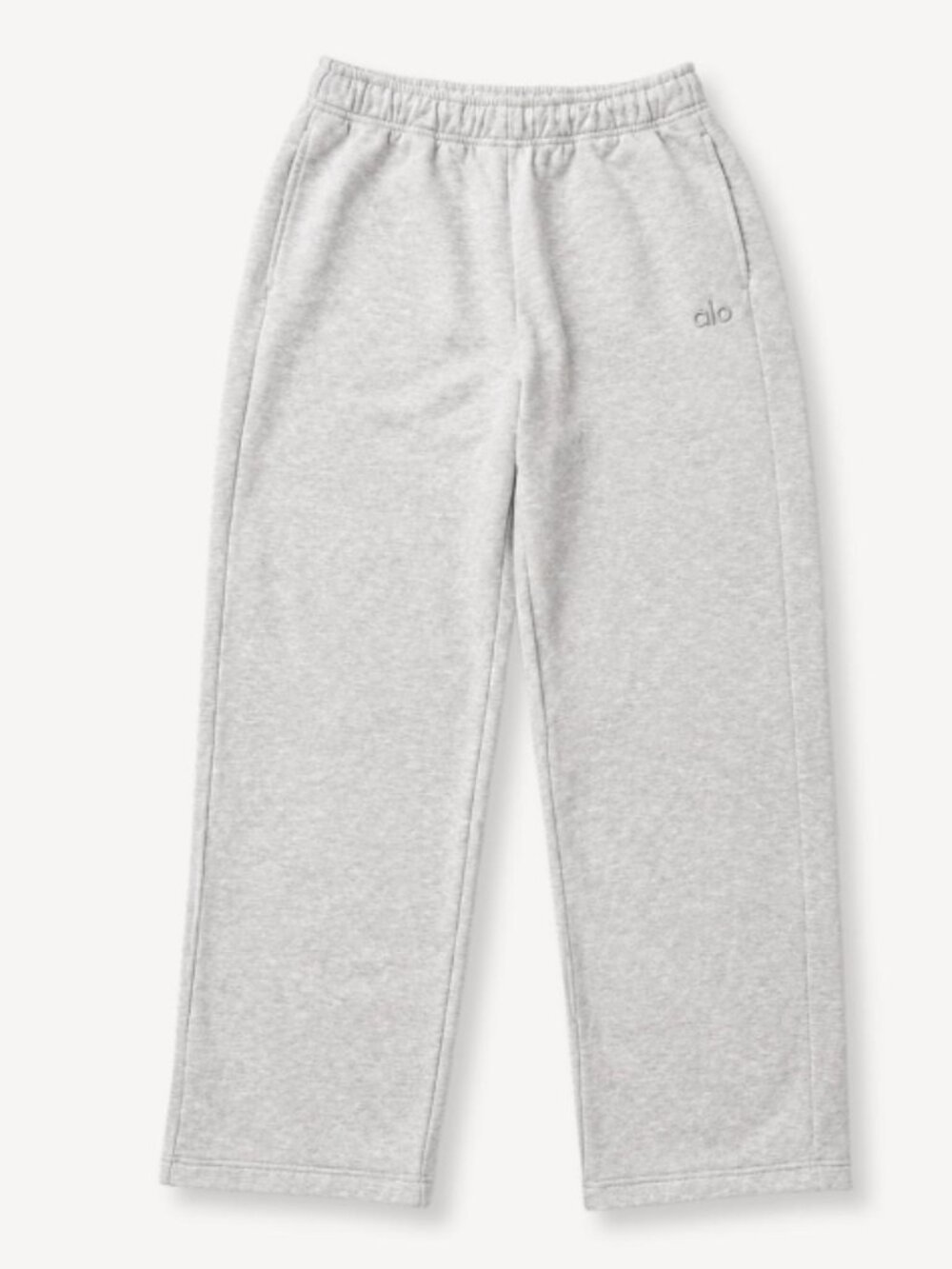 ALO Accolade Straight Leg Sweatpants Grey NWT